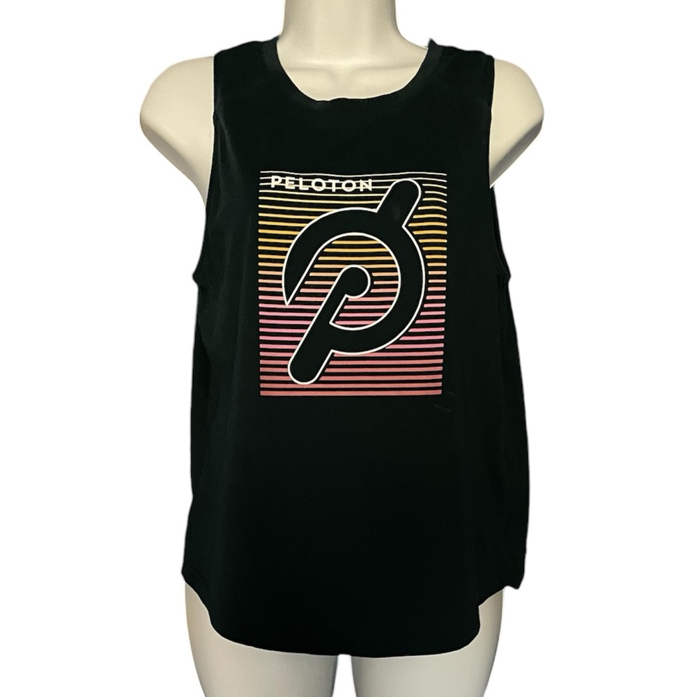 Peloton loose tank top Forrest green